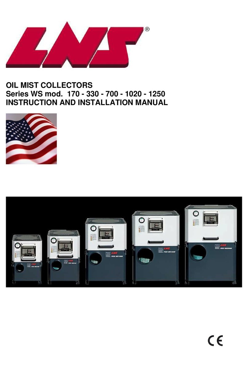 LNS WS Series Instruction and installation manual