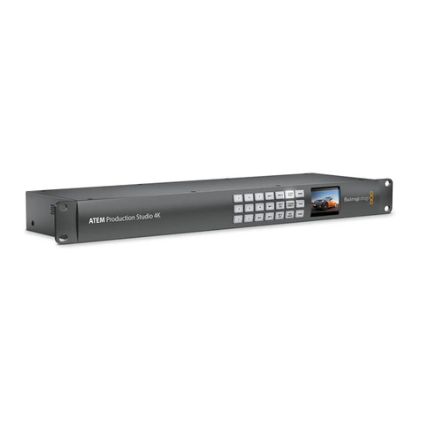Blackmagicdesign ATEM Live Installation and operation manual