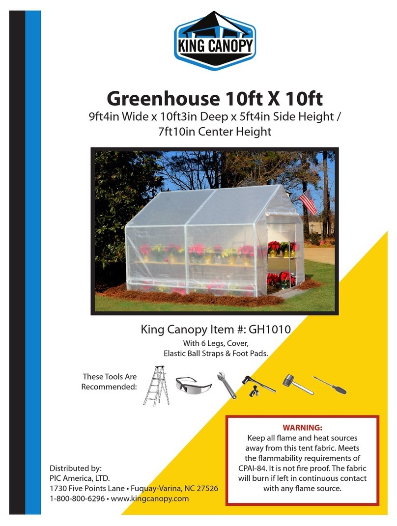 KING CANOPY GH1010 quick start guide
