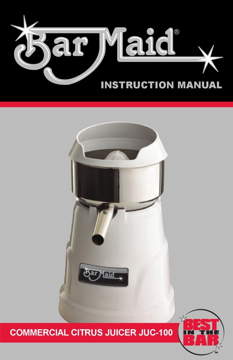 Bar Maid JUC-100 instruction manual