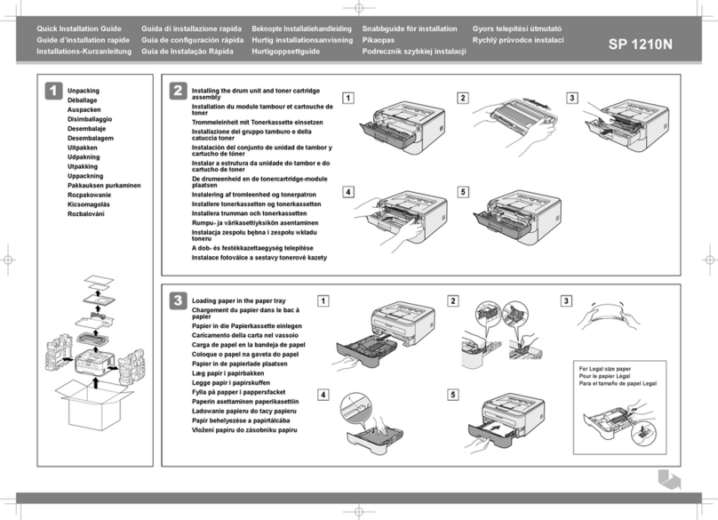 Ricoh SP 1210N User manual