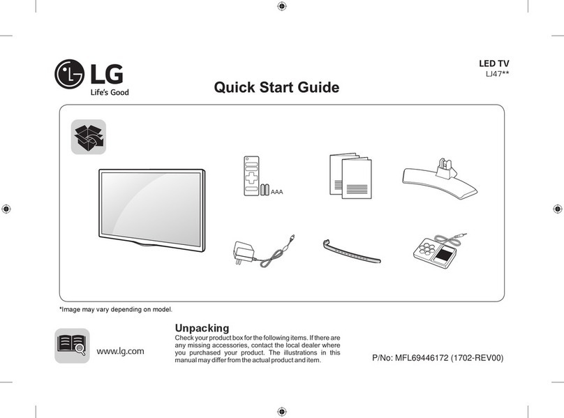 LG LJ47 Series User manual