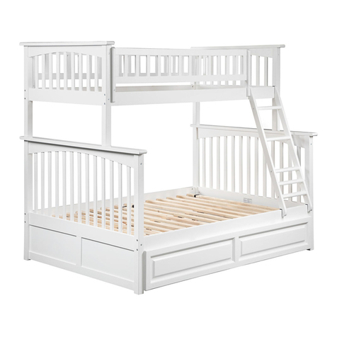 Atlantic Furniture COLUMBIA BUNK BED Assembly instructions Atlantic Furniture COLUMBIA BUNK BED Assembly instructions