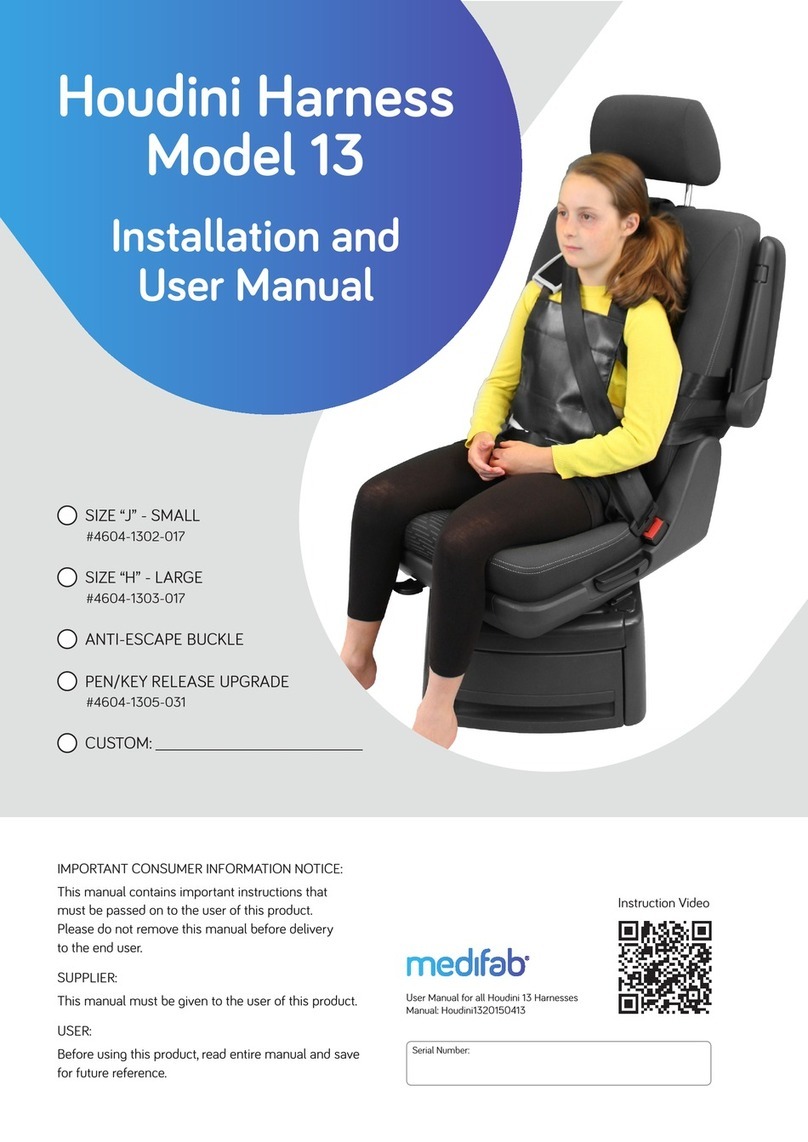 Medifab Houdini Harness 13 User manual