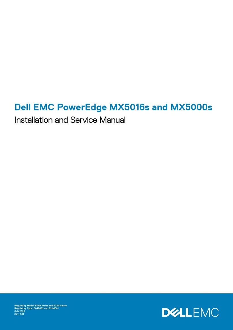 Dell EMC PowerEdge MX5016s Installation and service manual