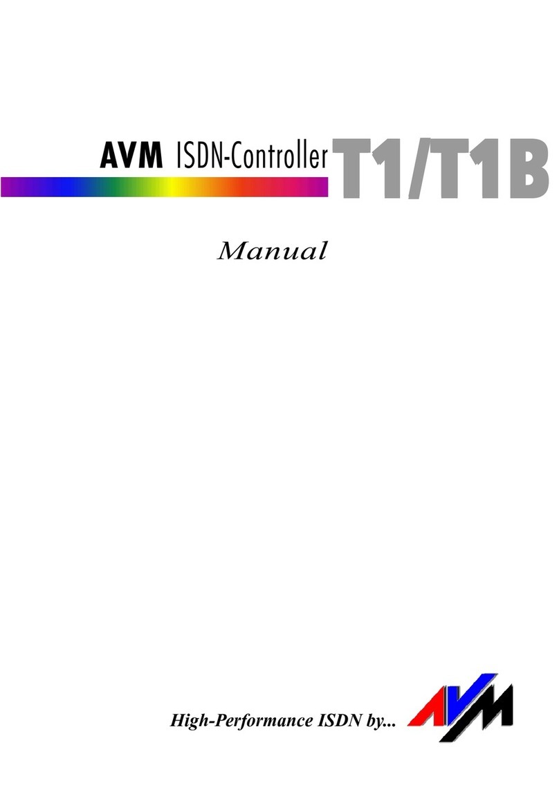 AVM T1 manual