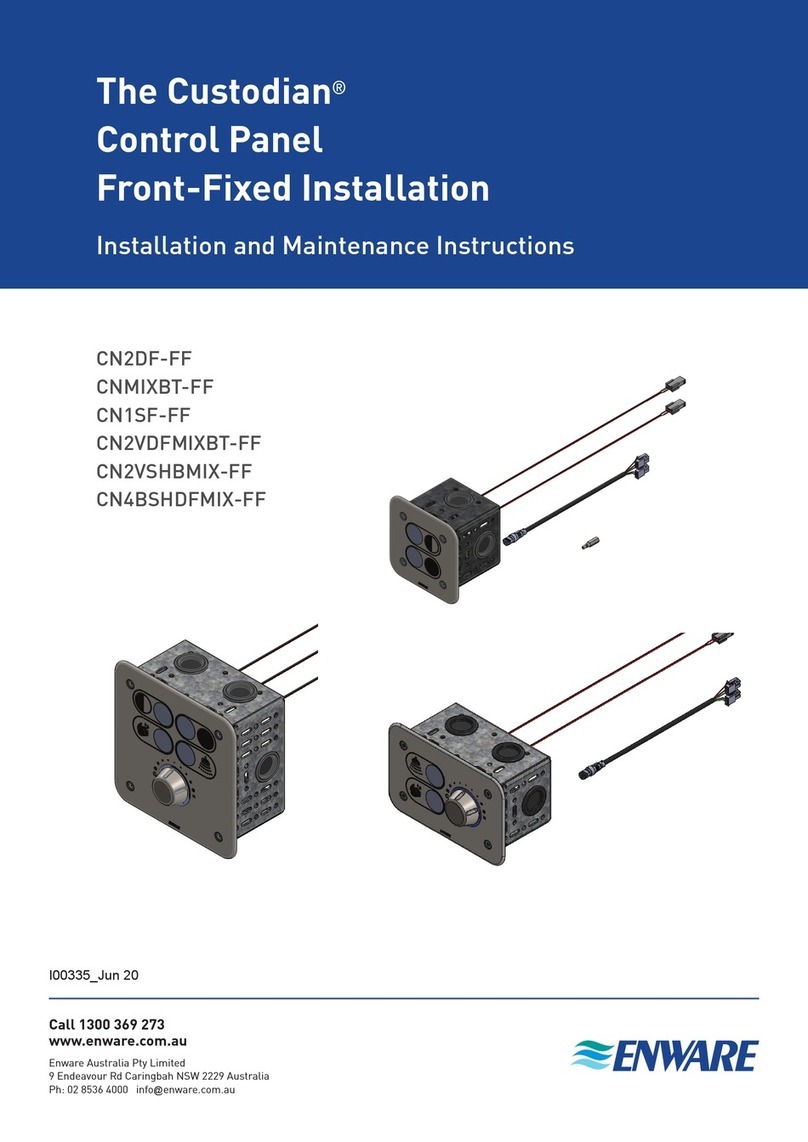 enware Custodian CN2DF-FF Installation and maintenance instructions