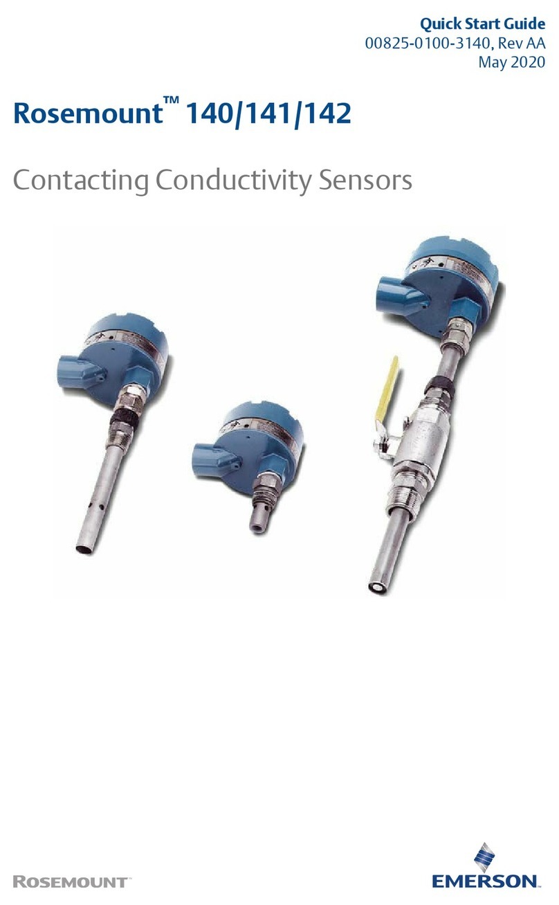 Emerson Rosemount 140 User manual
