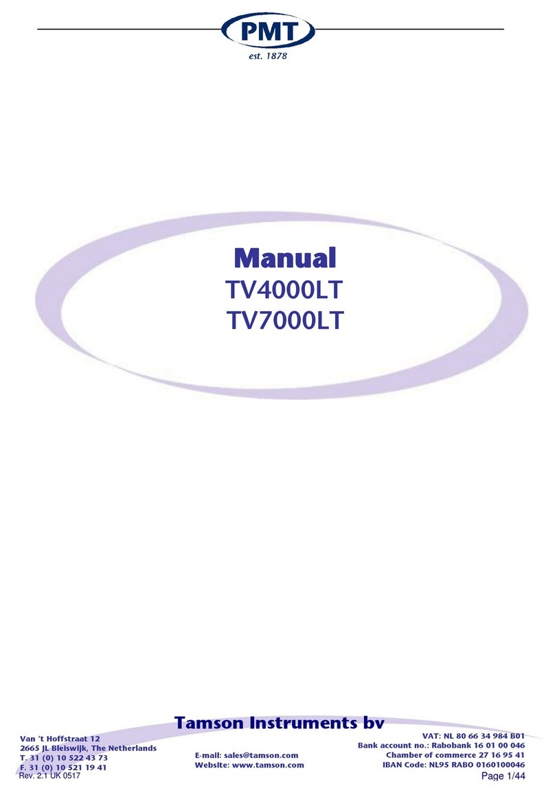 PMT TV4000LT manual