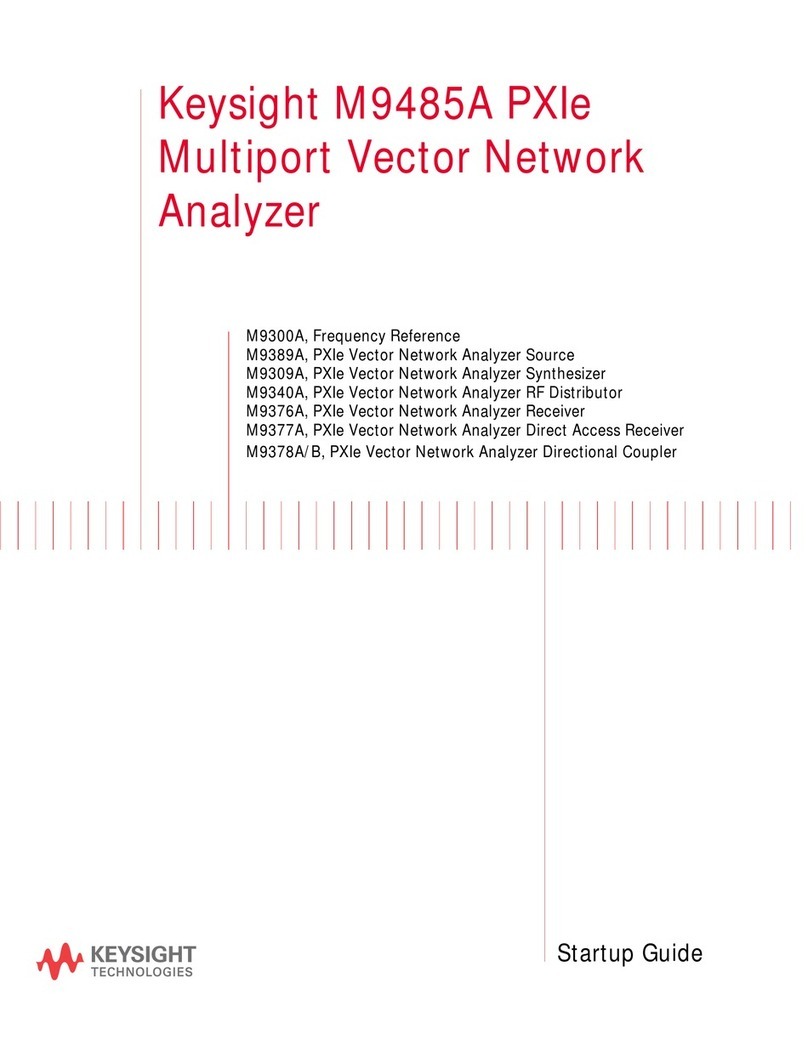 Keysight Technologies M9485A Startup guide