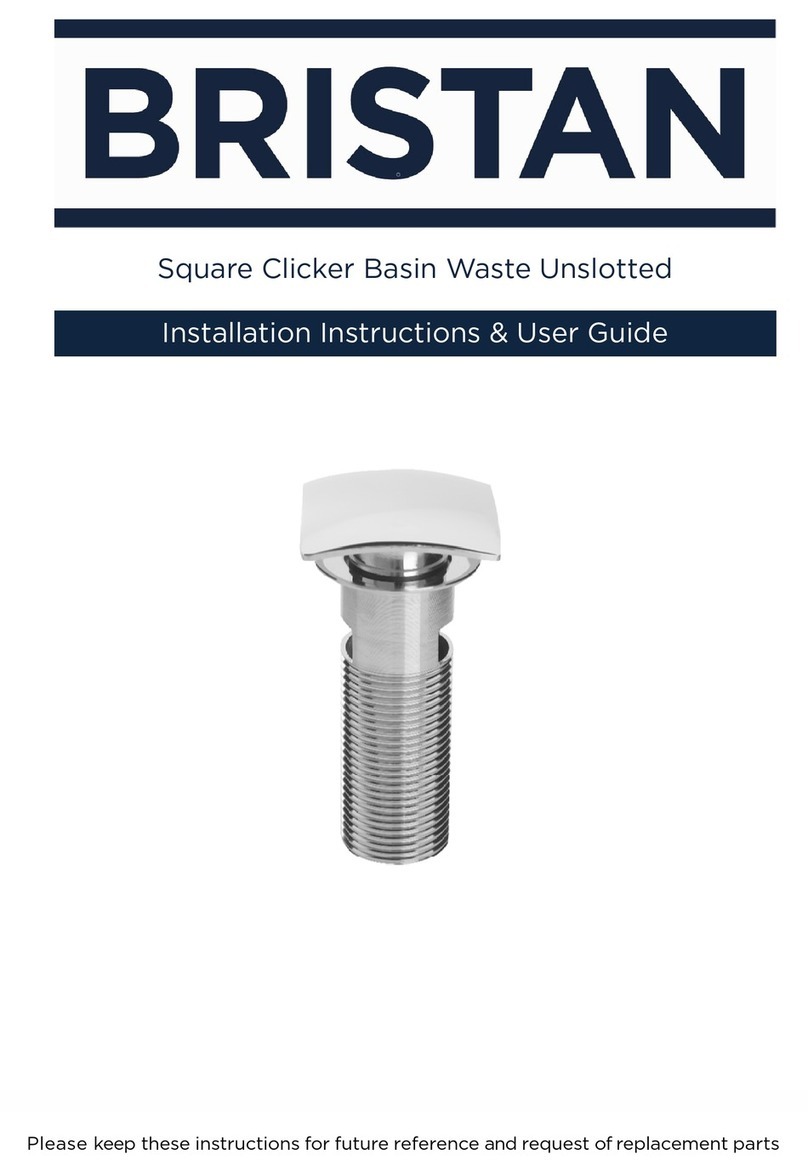 Bristan W BASIN07 C Installation instructions & user guide Bristan W BASIN07 C Installation instructions & user guide