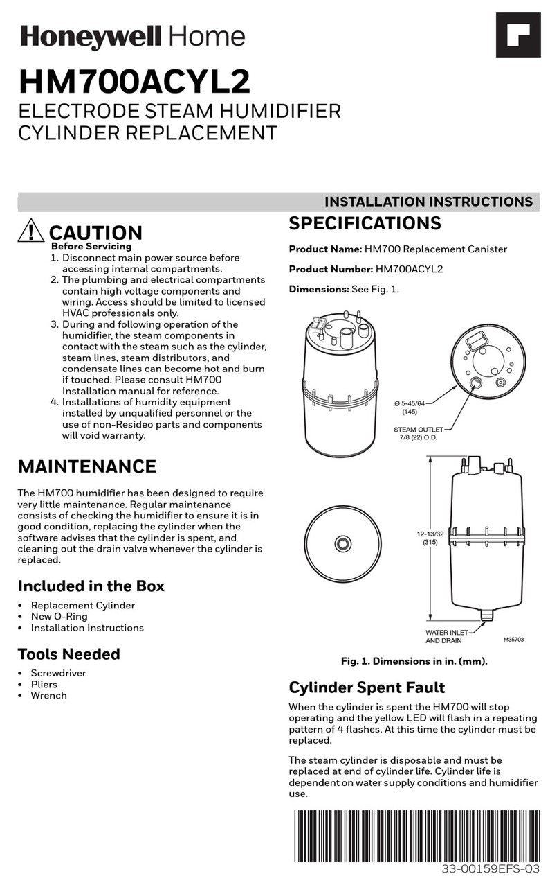 resideo Honeywell Home HM700ACYL2 installation instructions