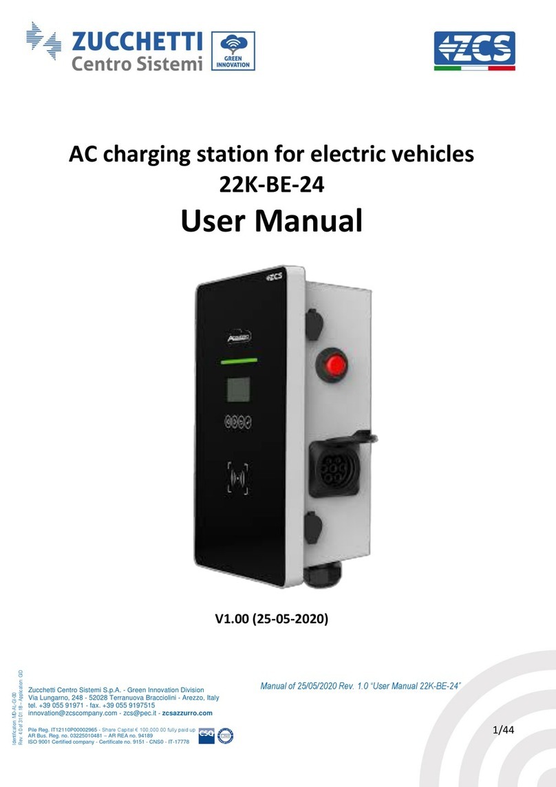 ZCS ZUCCHETTI 22K-BE-24 user manual