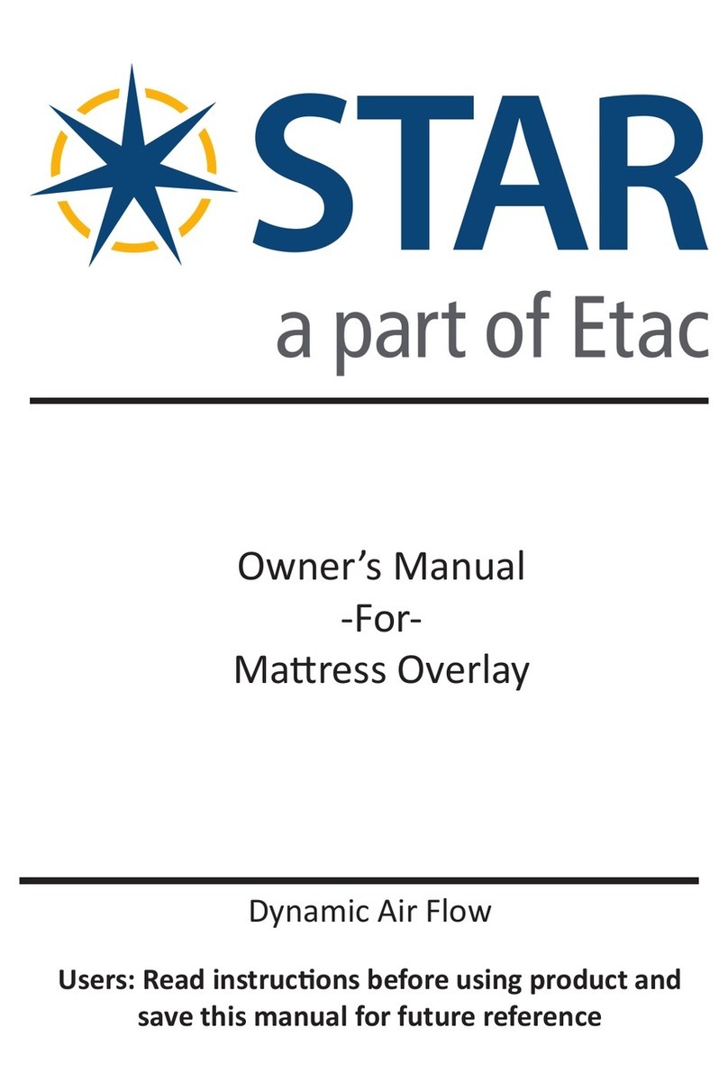 Etac Star Mattress Overlay owner's manual