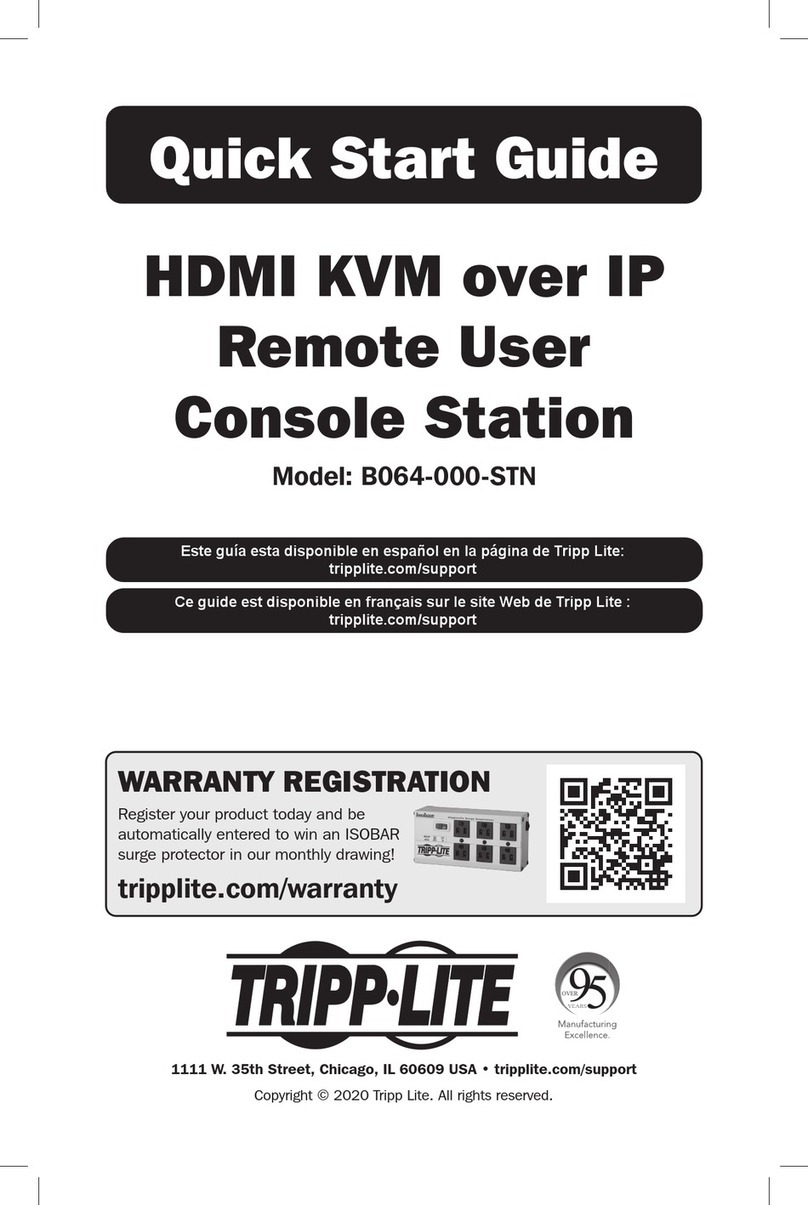 Tripp Lite B064-000-STN quick start guide