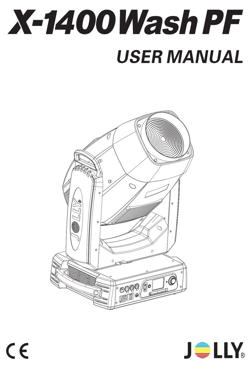Jolly X-1400 Wash PF user manual