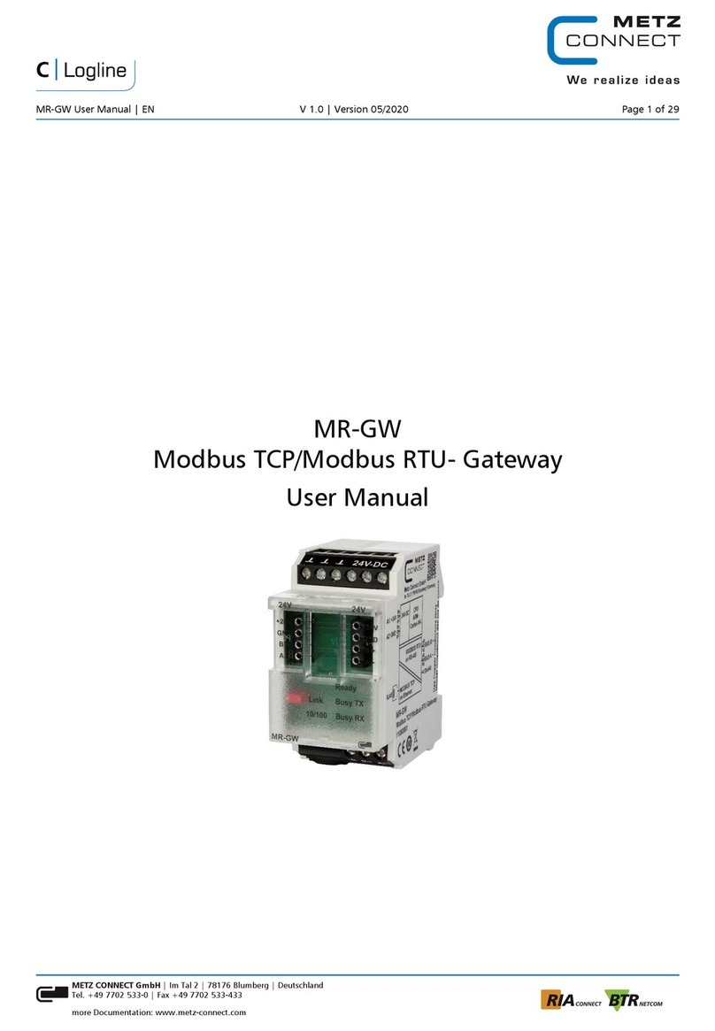 Metz Connect MR-GW user manual