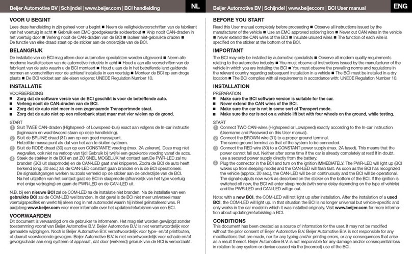 BeiJer BCI user manual