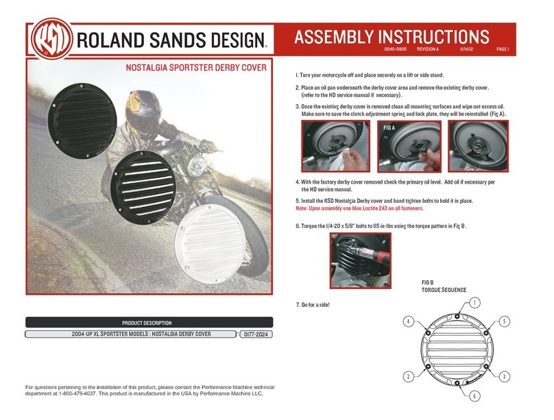 Roland Sands Design NOSTALGIA Assembly instructions