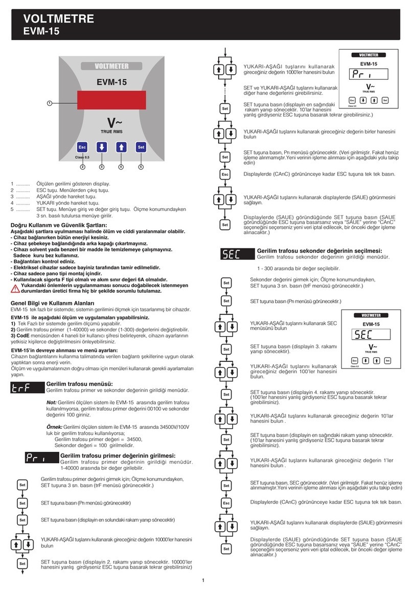 Entes EVM-15 manual