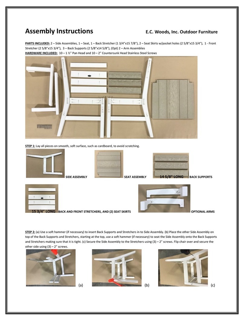 E.C. Woods Acadia User manual