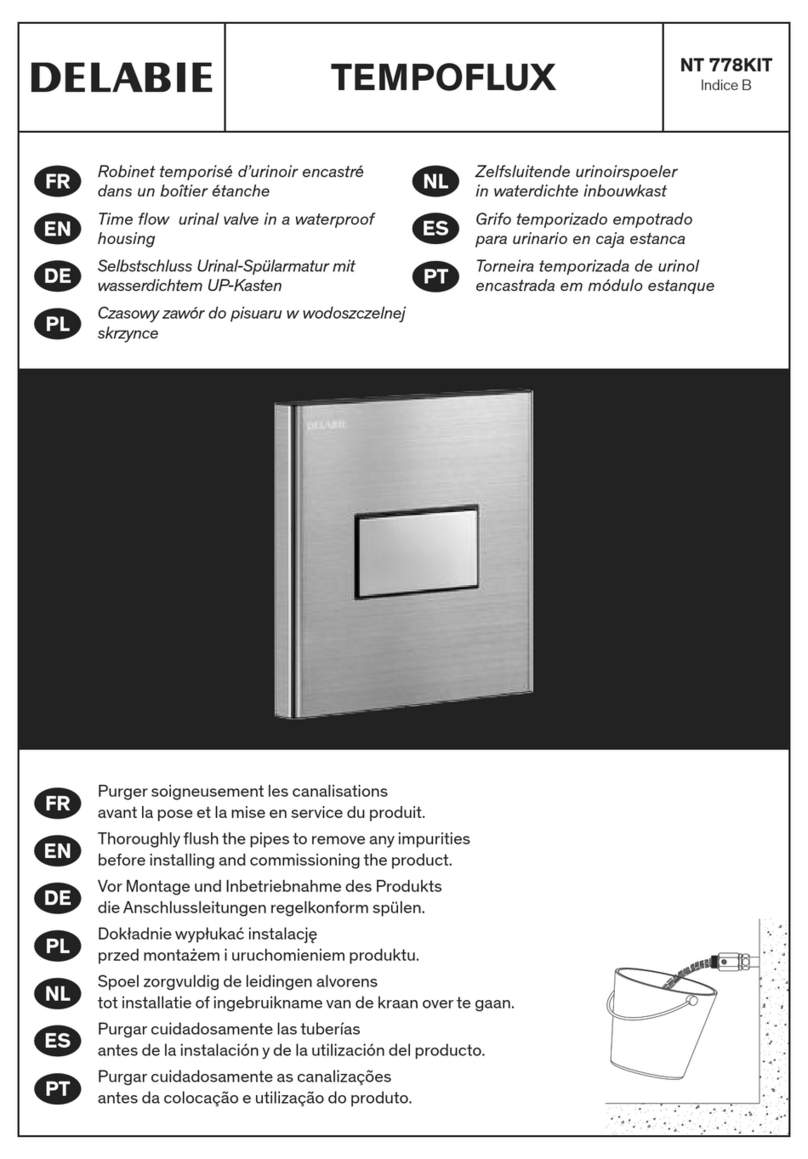 Delabie TEMPOFLUX NT 778KIT User manual