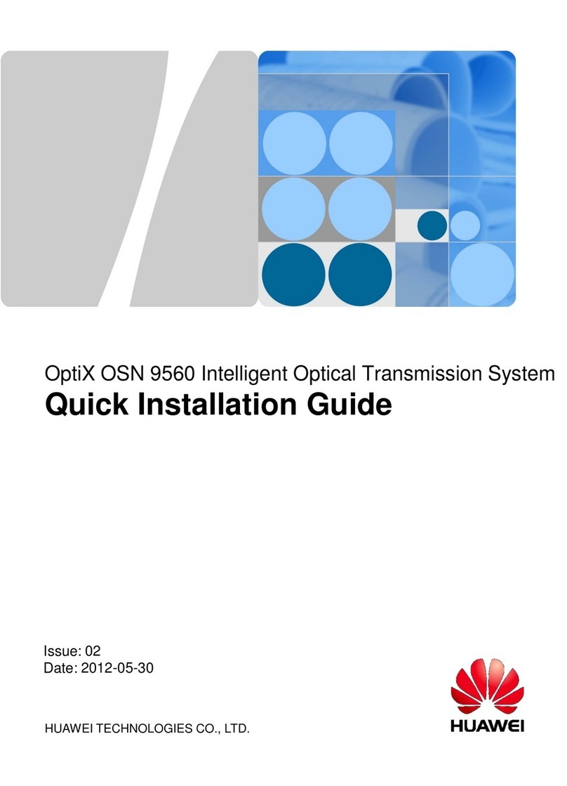 Huawei OptiX OSN 9560 User manual Huawei OptiX OSN 9560 User manual