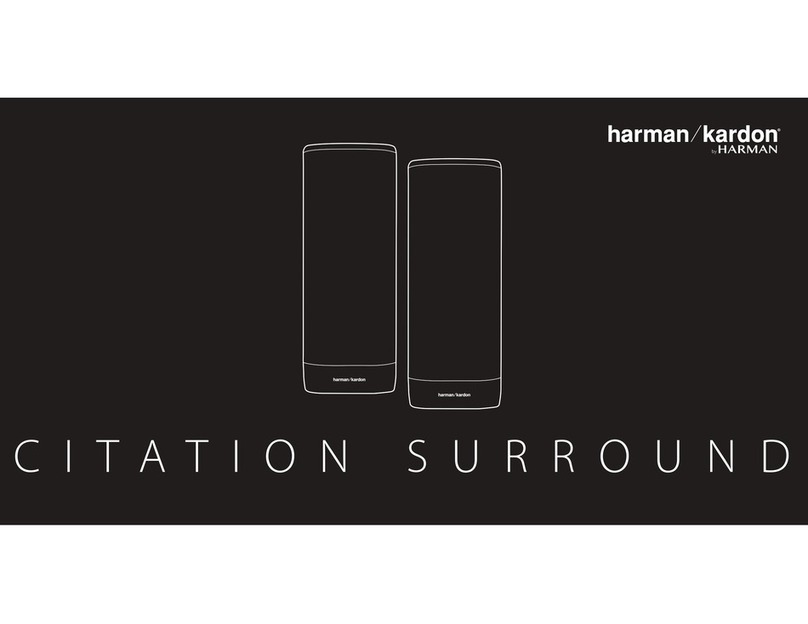 Harman CITATION SURROUND User manual