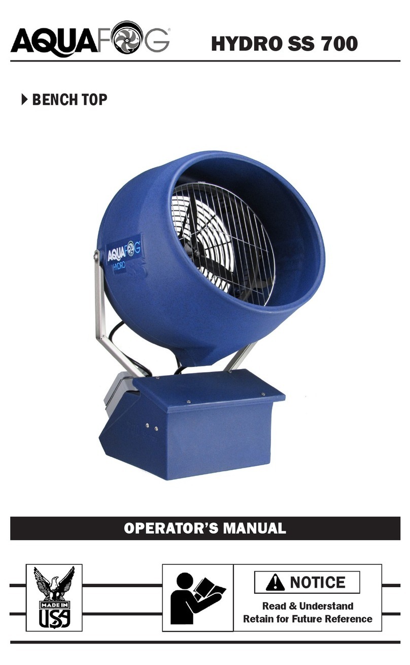 Jaybird Aquafog HYDRO SS 700 Operator's manual Jaybird Aquafog HYDRO SS 700 Operator's manual