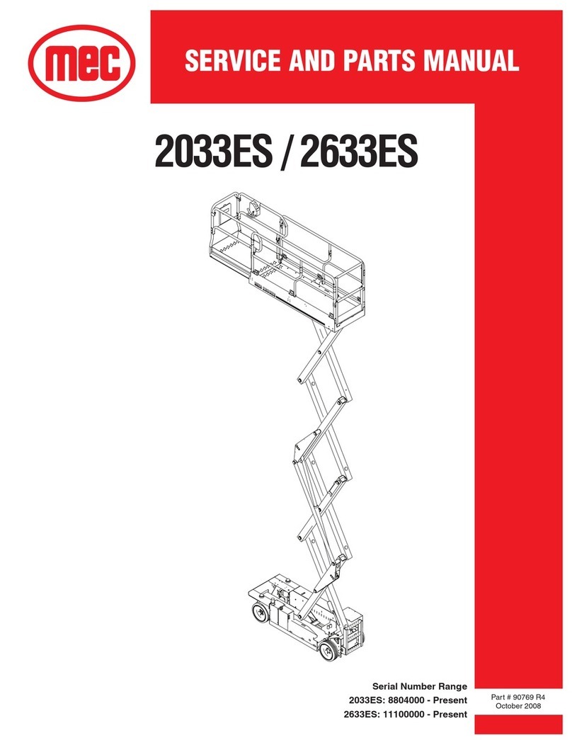 Mec 2033ES Service and parts manual