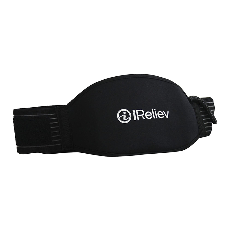 iReliev Conductive Back Wrap instruction manual iReliev Conductive Back Wrap instruction manual
