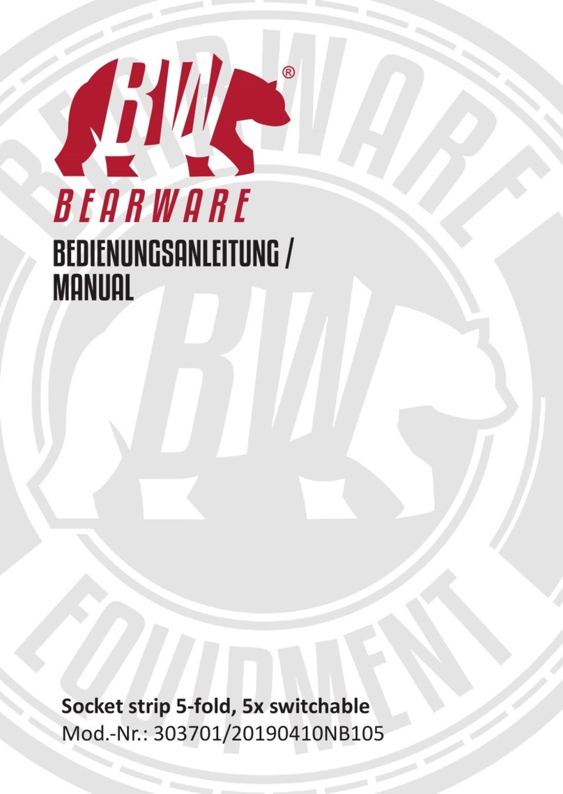 BEARWARE 303701/20190410NB105 User manual