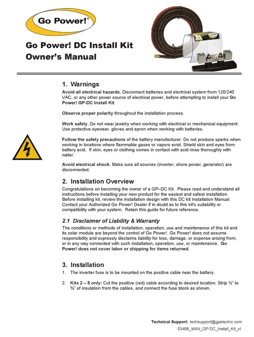 Go Power GP-DC Kit 1 owner's manual