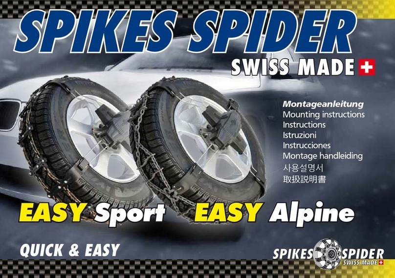 SPIKES-SPIDER EASY Sport Mounting instructions