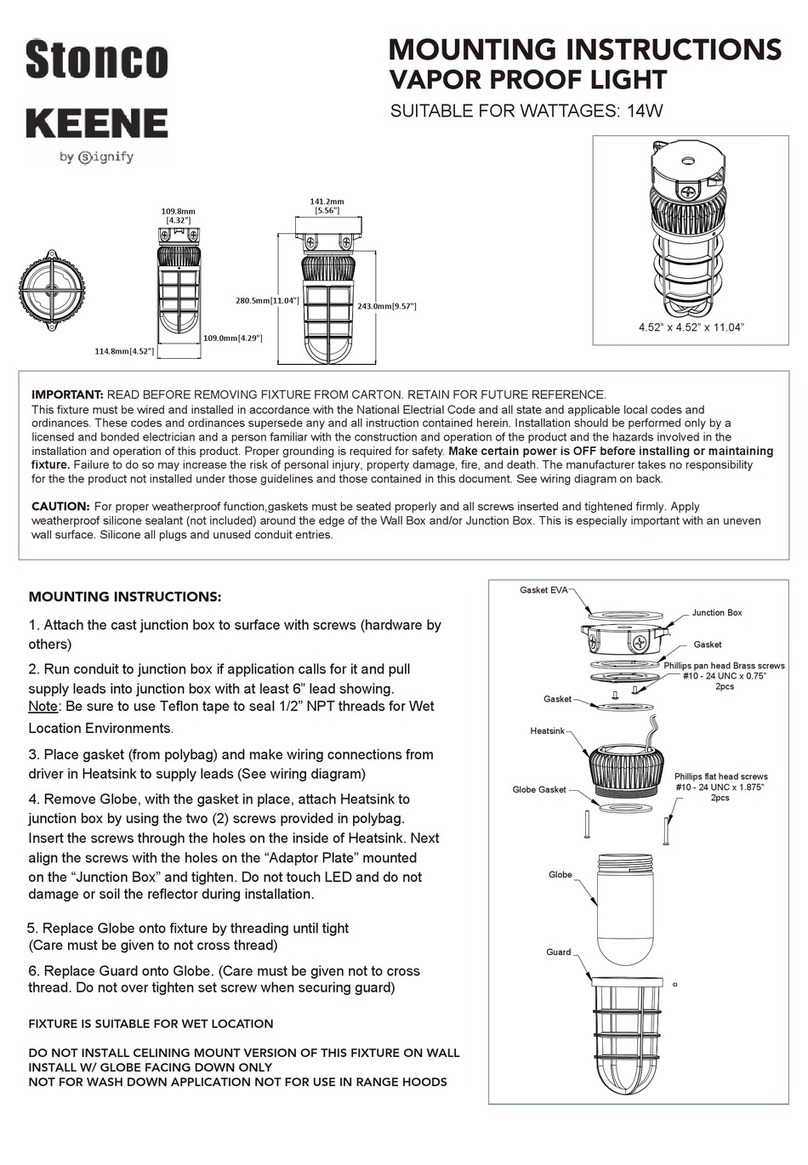 SIGNIFY Keene Stonco User manual