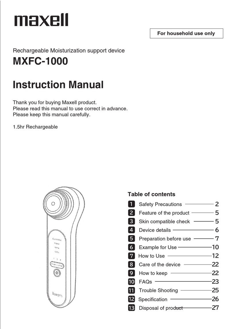 Maxell MXFC-1000 User manual