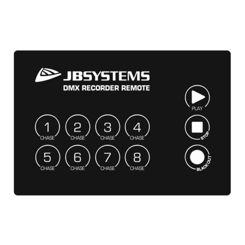 JB Systems DMX RECORDER Operation manual