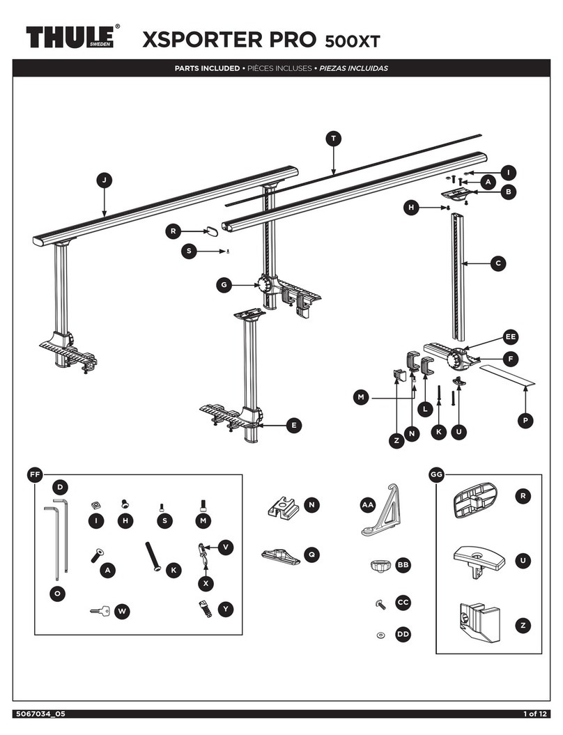 Thule XSPORTER PRO User manual