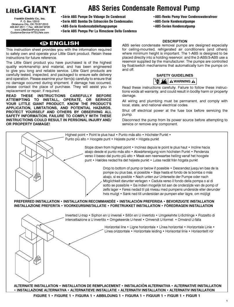 Little Giant ABS Series instruction sheet