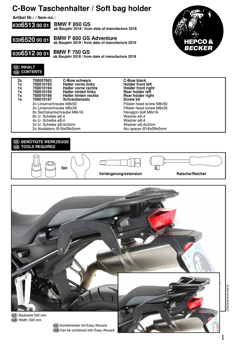 hepco & becker C-Bow 6306513 00 01 User manual
