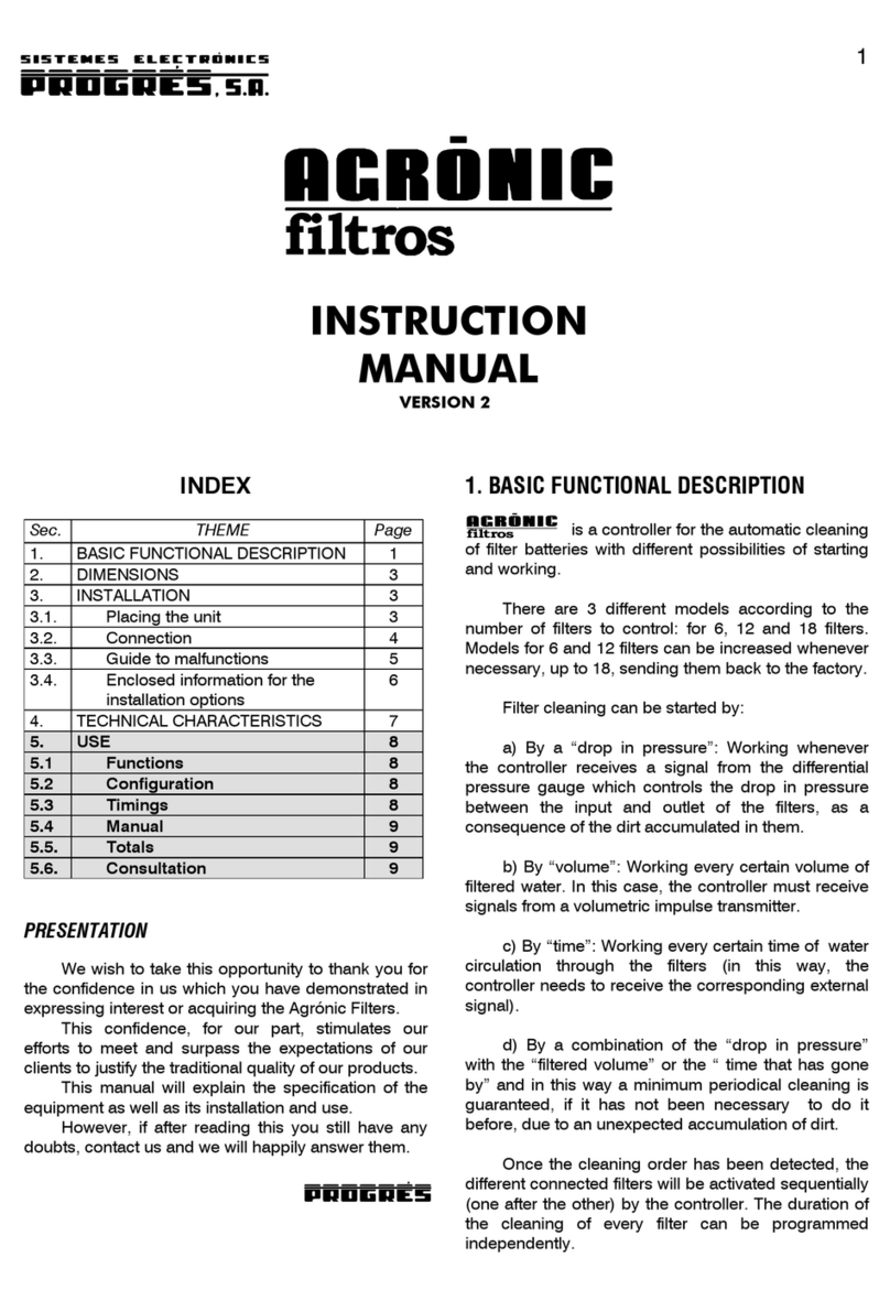 Progres Agronic User manual