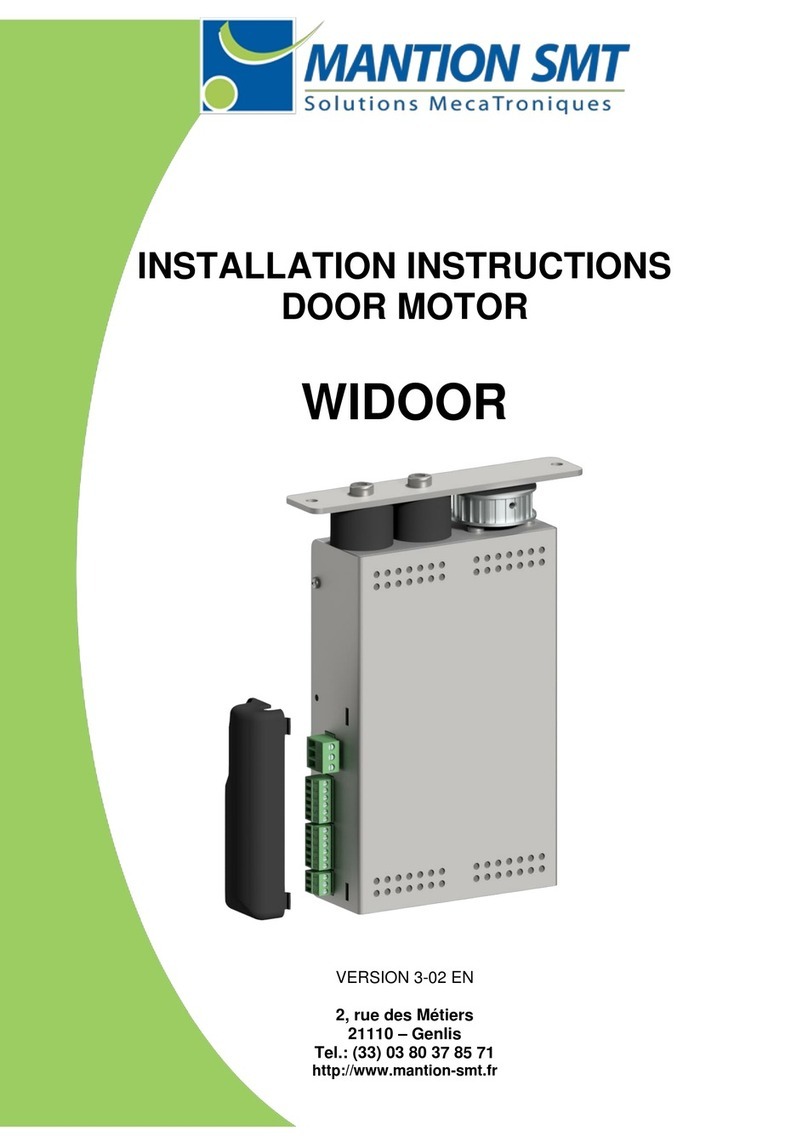Mantion WIDOOR User manual