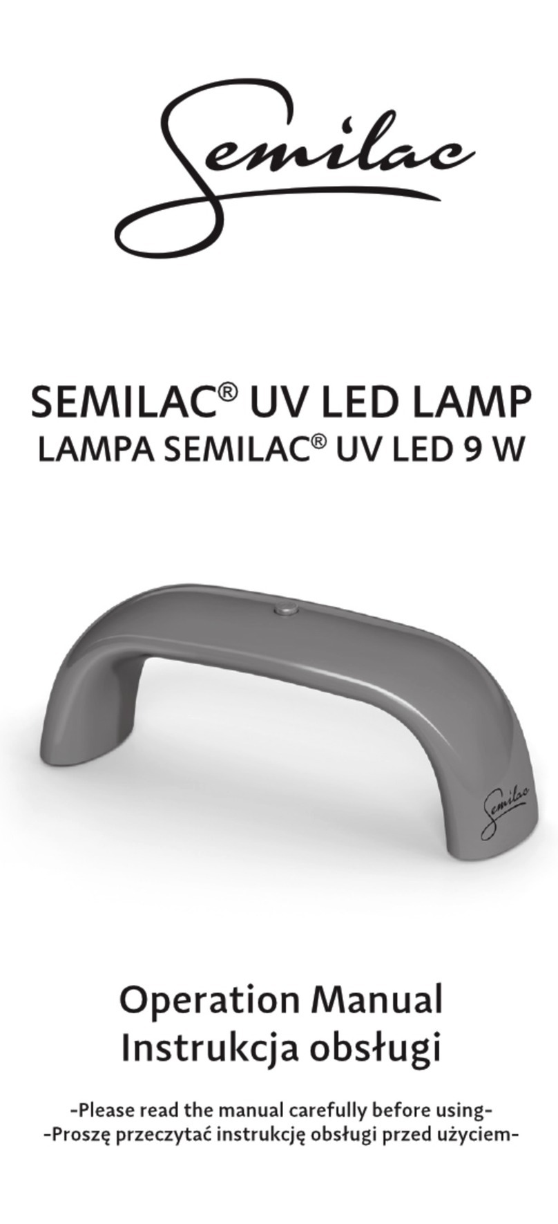 Semilac UV LED 9 W User manual