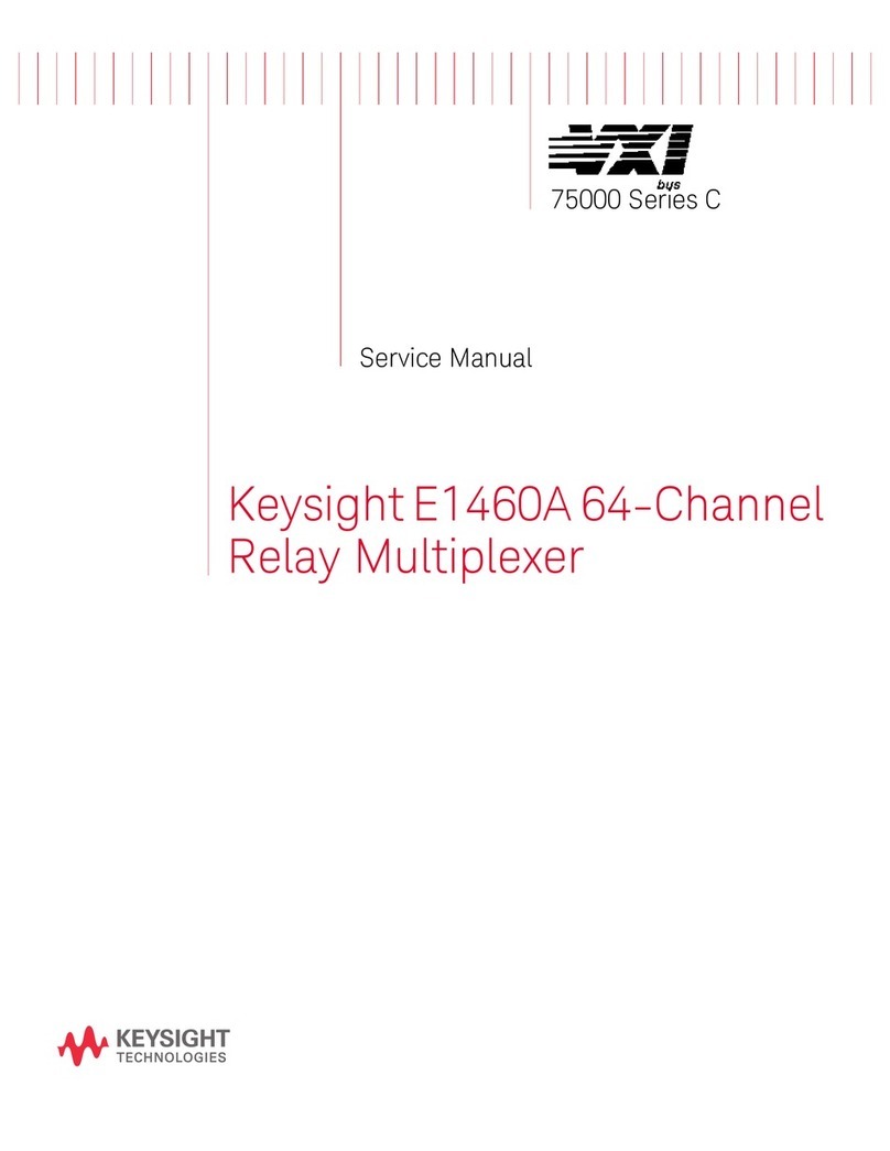 Keysight Technologies E1460A Service manual