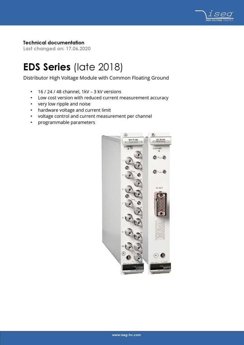 iseg EDS Series Technical documentation