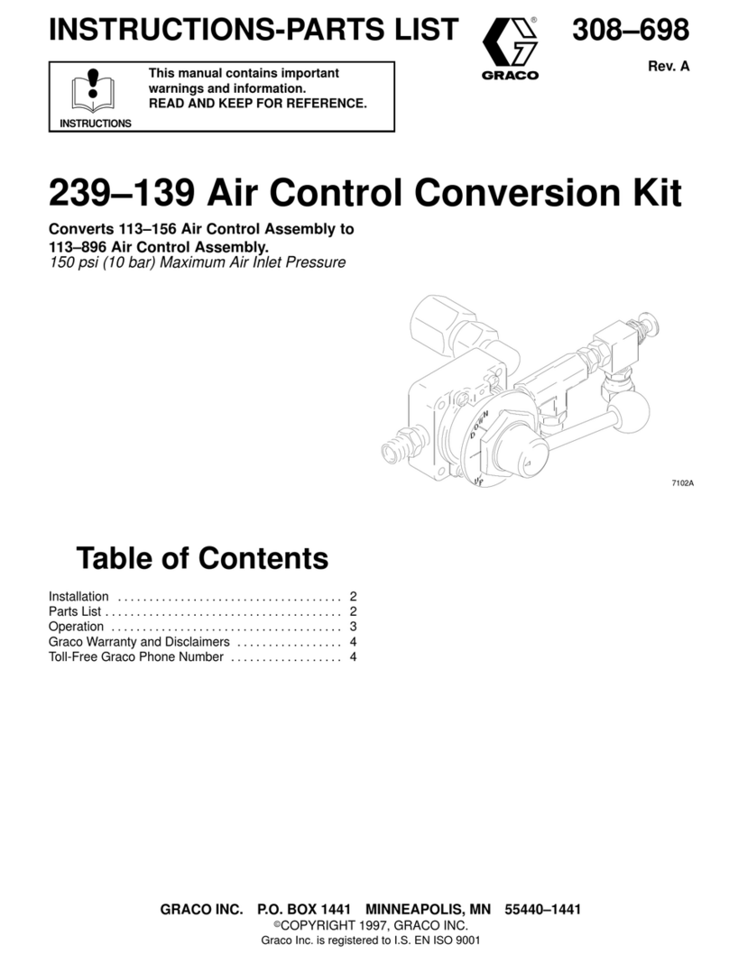 Graco 239-139 Operation manual
