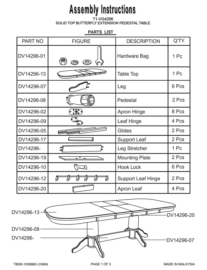 Winners Only T1-VG4296 User manual