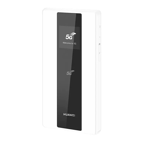 Huawei 5G Mobile WiFi Pro User manual