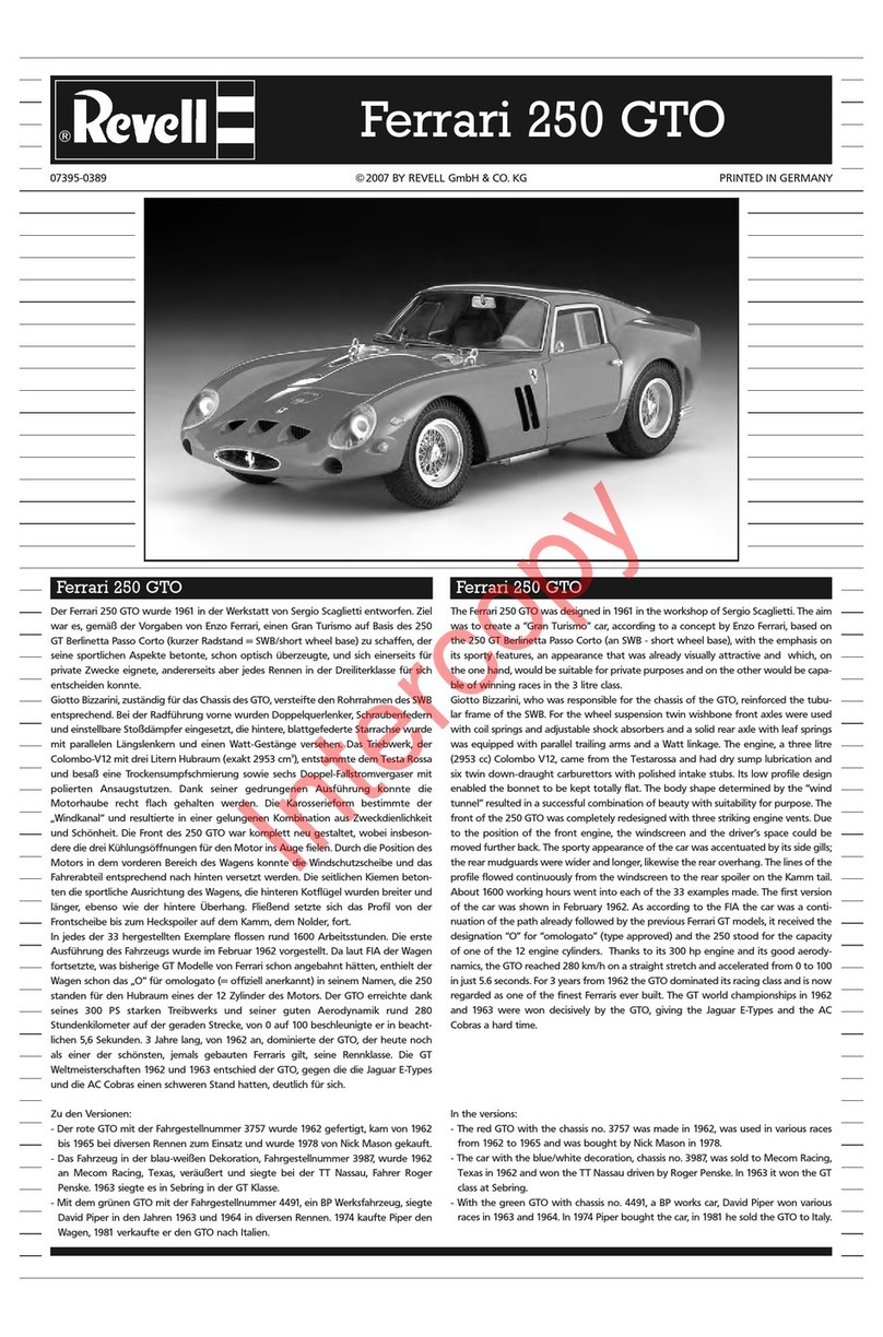 REVELL 07395 User manual