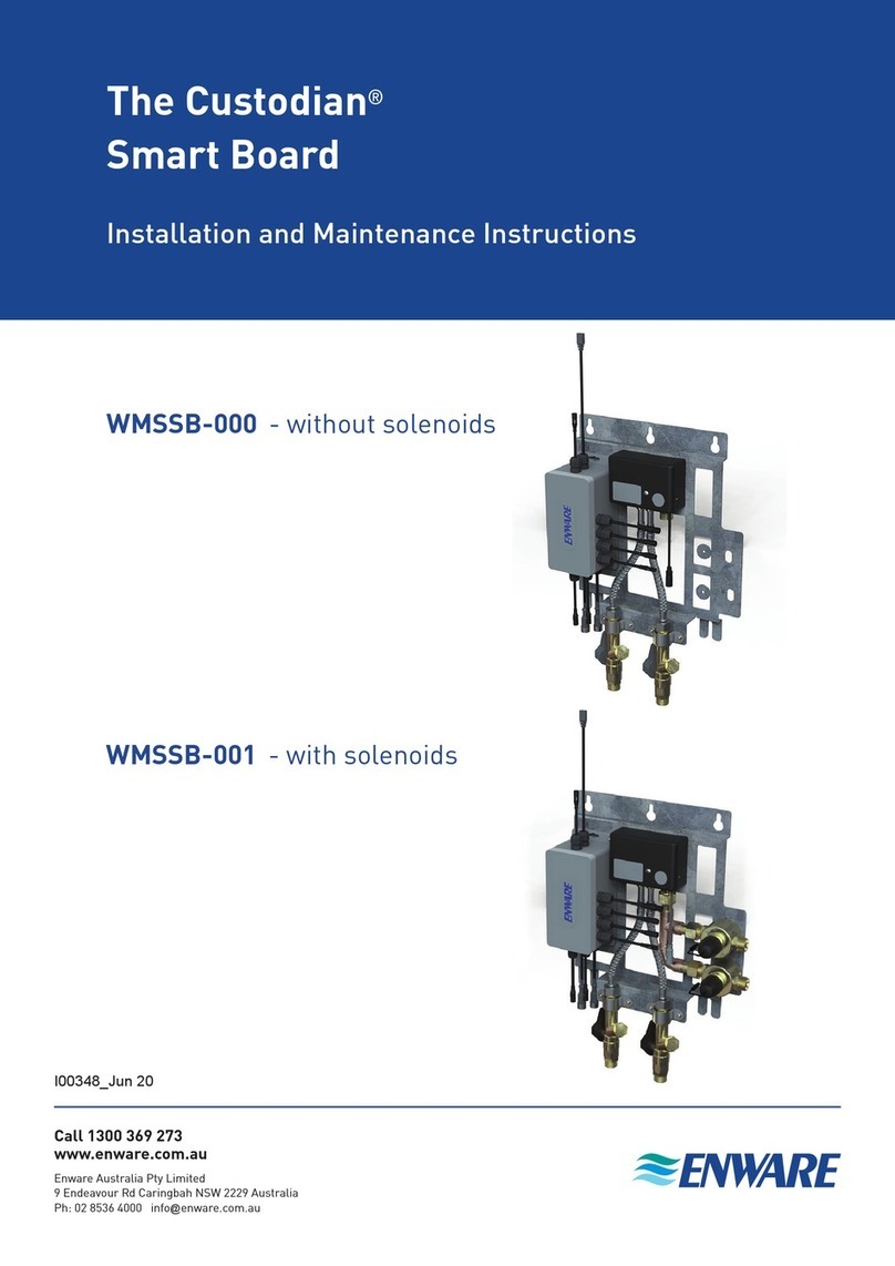 enware Custodian WMSSB-000 Installation and maintenance instructions